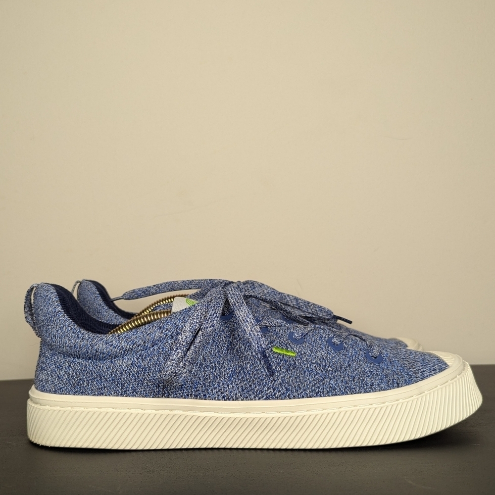 Cariuma IBI‎ Stone Blue Knit Low Top Shoe Unisex Men's 10.5 Womens 12